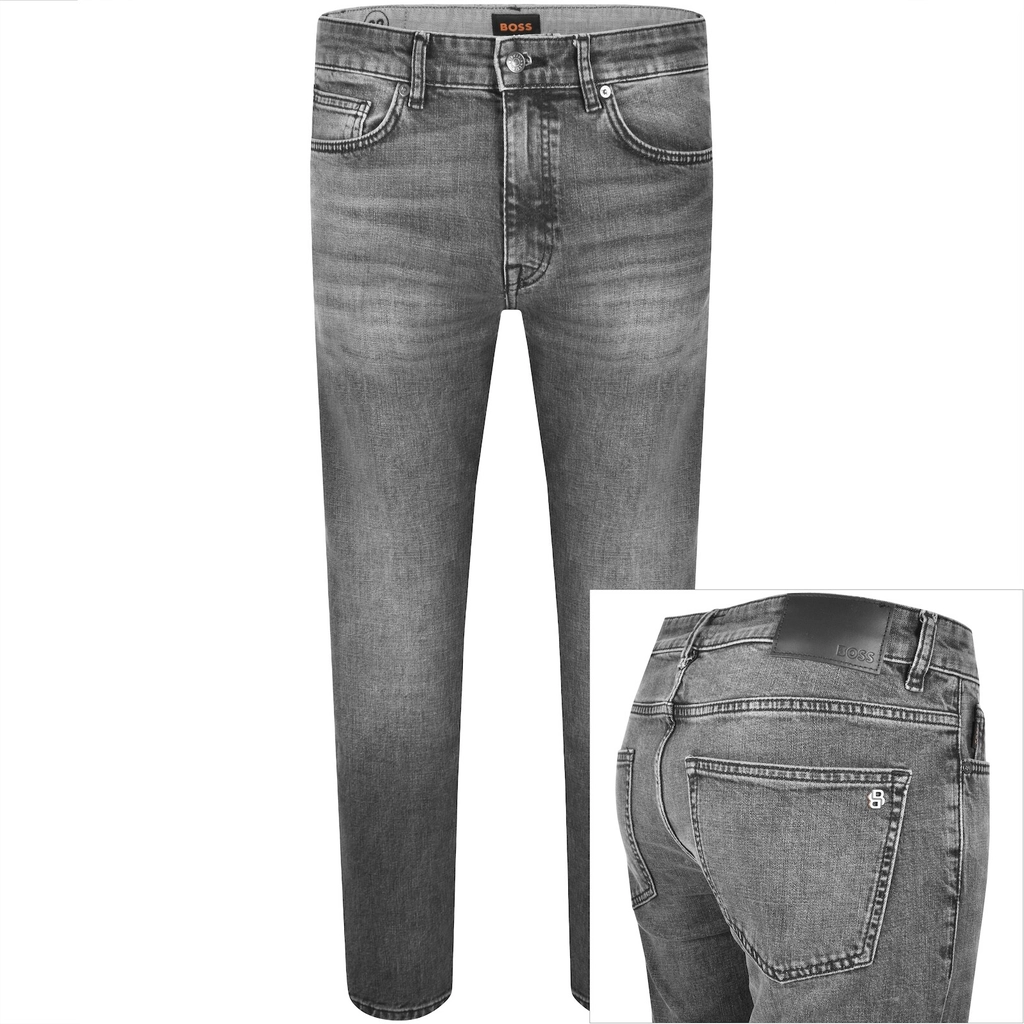 Hugo Boss BOSS Delaware Slim Fit Jeans Charcoal